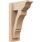 Ekena Millwork 6-in W x 12-in D x 20-in H Balboa Trad Rough Cedar Woodgrain TimberThane Outlooker, Primed Tan OUTUR060X12X20BOA04RCPR - alternate 1